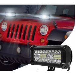 Proiector Led Auto Dreptunghiular putere 120W de 9600lm lumina rece 12V 24V