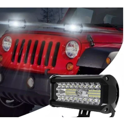 Proiector Led Auto Dreptunghiular putere 120W de 9600lm lumina rece 12V 24V