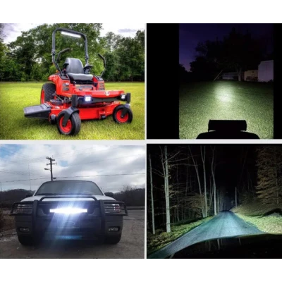 Proiector Led Auto Dreptunghiular putere 240W de 10800LM lumina rece 12V 24V