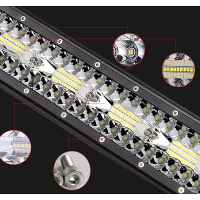 Proiector Led Auto Dreptunghiular putere 240W de 10800LM lumina rece 12V 24V