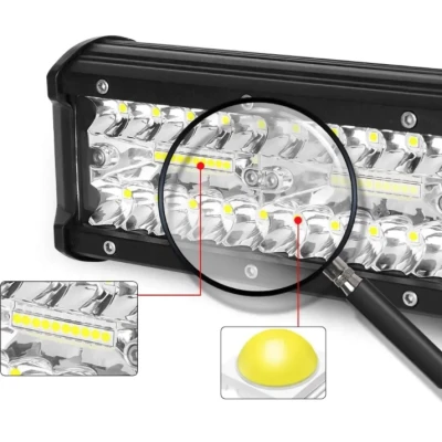 Led Bar Auto Combo Spot + Flood putere 360W de 13200LM lumina rece 12V 24V