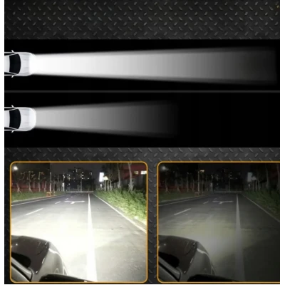 Led Bar Auto Combo Spot + Flood putere 360W de 13200LM lumina rece 12V 24V
