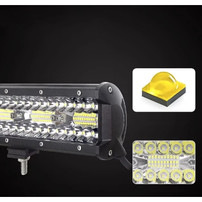Led Bar Auto putere 420W de 15000LM lumina rece 12V 24V 51cm