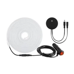 Banda LED portbagaj auto 5M cu senzor si alimentare la bricheta Iluminare Calda 12V