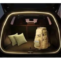 Banda LED portbagaj auto 5M cu senzor si alimentare la bricheta Iluminare Calda 12V