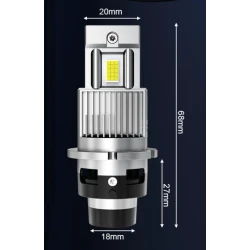 Set 2 Becuri Xenon LED D2S 1:1 putere 110W de 20000LM CANBUS