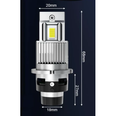 Set 2 Becuri Xenon LED D2S 1:1 putere 110W de 20000LM CANBUS
