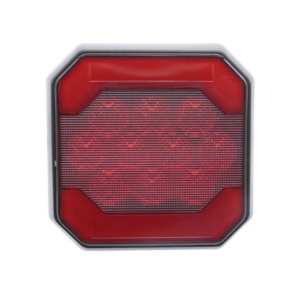 Set 2 Lampi LED Stop Auto Patrate 12V/24V stop pozitie si Frana design modern pentru remorca / camion