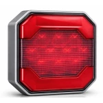 Set 2 Lampi LED Stop Auto Patrate 12V/24V stop pozitie si Frana design modern pentru remorca / camion