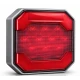 Set 2 Lampi LED Stop Auto Patrate 12V/24V stop pozitie si Frana design modern pentru remorca / camion
