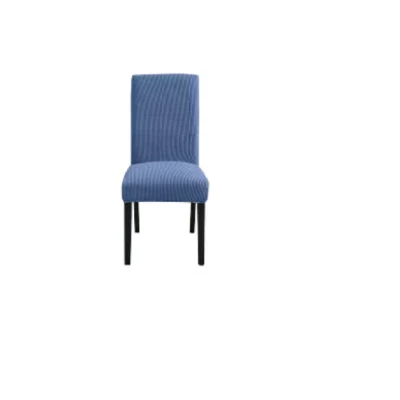 Set 6 huse pentru scaun cu centura elastica ALBASTRU DESCHIS