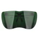 Ochelari de protectie panoramica cu vizor verde protectie UV design ergonomic pentru lucru