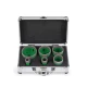 UB Set 6 carote diamantate pentru gresie marmura de la 20 la 68 mm prindere M14 umed sau uscat cutie depozitare