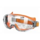 Ochelari de protectie cu banda elastica lentila transparenta anti impact pentru constructii bricolaj si atelier PORTOCALIU