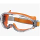 Ochelari de protectie cu banda elastica lentila transparenta anti impact pentru constructii bricolaj si atelier PORTOCALIU