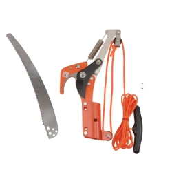 Fierastrau pentru crengi cu sfoara telescopica lama din otel 35cm pentru taiere crengi la inaltime unealta pentru gradinarit