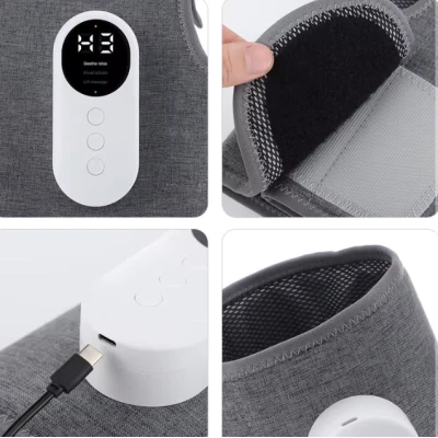 Aparat de masaj pentru picioare electric cu 3 niveluri de intensitate design ajustabil cu incalzire