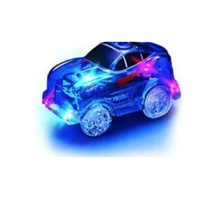 Pista flexibila pentru curse masinute 95 de piese fosforescente si Masinuta