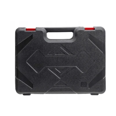 Fierastrau electric tip sabie cu 2 acumulatori 4 panze pentru multiple materiale albastru