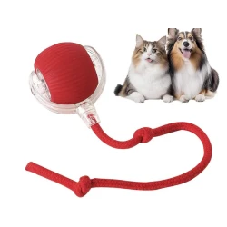 Jucarie interactiva tip minge pentru caini si pisici P02 USB reincarcabila 3 moduri de functionare