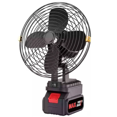Ventilator portabil pentru camping 3 viteze cu acumulator 48V
