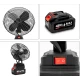Ventilator portabil pentru camping 3 viteze cu acumulator 48V