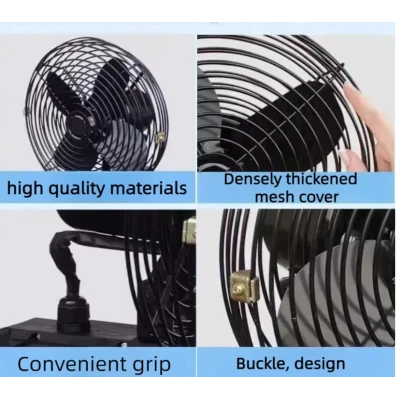 Ventilator portabil pentru camping 3 viteze cu acumulator 48V