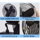 Ventilator portabil pentru camping 3 viteze cu acumulator 48V