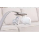 Balansoar copii electric 3 in 1 cu plasa tantari perna deteasabila jucarii incluse bluetooth USB telecomanda