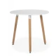 Masuta de cafea pentru living Rotunda MDF Alb 80 x 74cm
