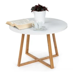 Masuta de cafea moderna in stil scandinav 60 cm ALBA rotunda