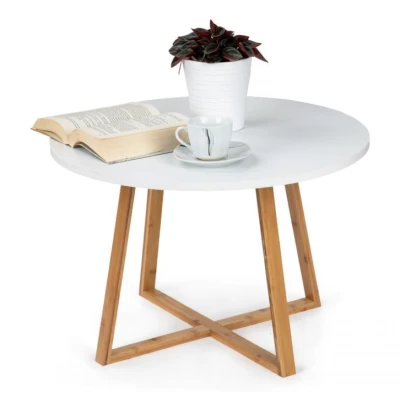 Masuta de cafea moderna in stil scandinav 60 cm ALBA rotunda