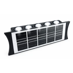 Lampa solara bidirectionala cu lumina SUS si JOS 10 LED