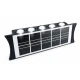 Lampa solara bidirectionala cu lumina SUS si JOS 10 LED
