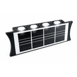 Lampa solara bidirectionala cu lumina SUS si JOS 8 LED
