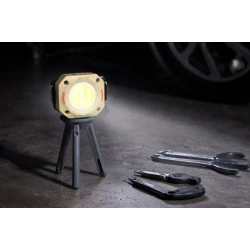 Lanterna LED multifunctionala 2 in 1 proiector cu lanterna de cap reincarcabila cu suport