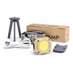 Lanterna LED multifunctionala 2 in 1 proiector cu lanterna de cap reincarcabila cu suport