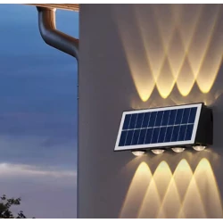 Lampa solara bidirectionala cu lumina SUS si JOS 10 LED