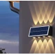 Lampa solara bidirectionala cu lumina SUS si JOS 12 LED