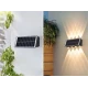 Lampa solara bidirectionala cu lumina SUS si JOS 12 LED