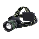 Lanterna de cap LED reincarcabila zoom reglabil 3 acumulatori lumina puternica 
