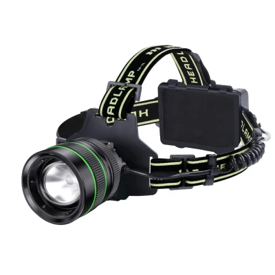 Lanterna de cap LED reincarcabila zoom reglabil 3 acumulatori lumina puternica