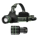 Lanterna de cap LED reincarcabila zoom reglabil 3 acumulatori lumina puternica
