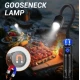 Lampa LED de lucru reincarcabila cu gat flexibil lumina reglabila magnetica acumulator 26650 si USB