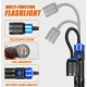 Lampa LED de lucru reincarcabila cu gat flexibil lumina reglabila magnetica acumulator 26650 si USB