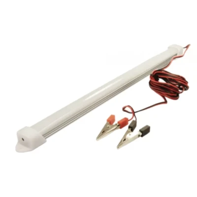 Tub neon LED 8w sticla mata 6400k 60 cm 12V lumina rece