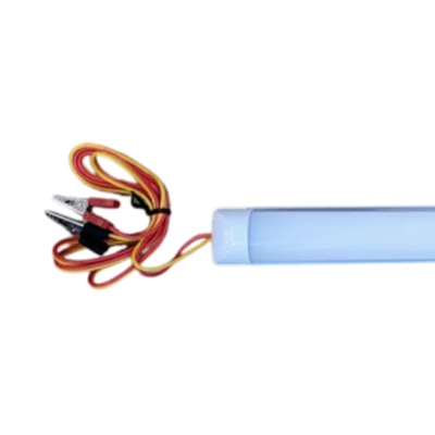 Tub neon LED 8w sticla mata 6400k 60 cm 12V lumina rece