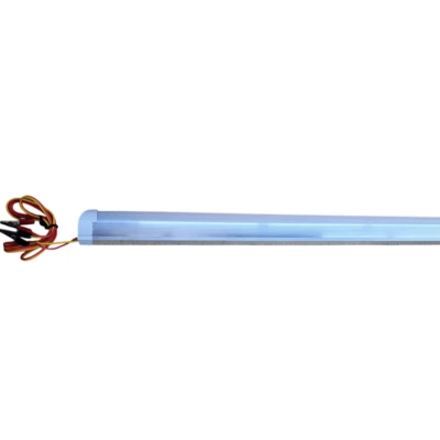 Tub neon LED 8w sticla mata 6400k 60 cm 12V lumina rece