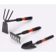 Set 3 ustensile pentru gradina lopatica grebla si cultivator maner ergonomic antiderapant