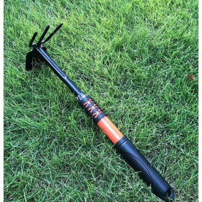 Set 3 ustensile pentru gradina lopatica grebla si cultivator maner ergonomic antiderapant